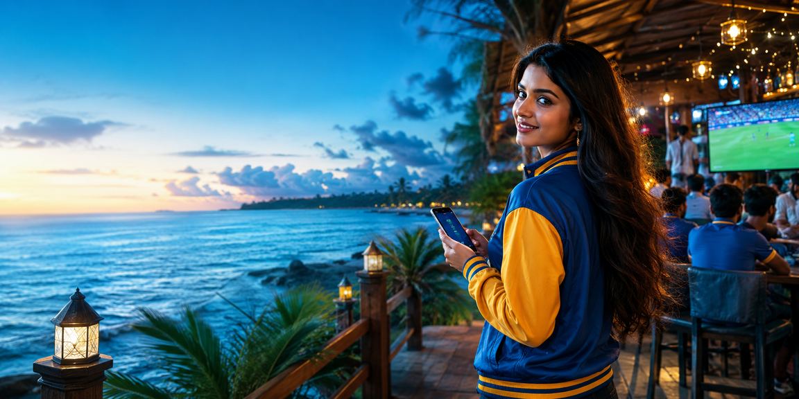 A vibrant cricket betting scene on the beaches of Saint Martin